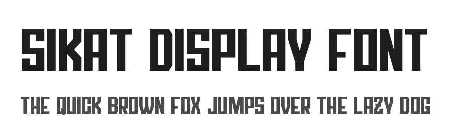 Sikat Display Font by DUMADI — Sans Serif Font