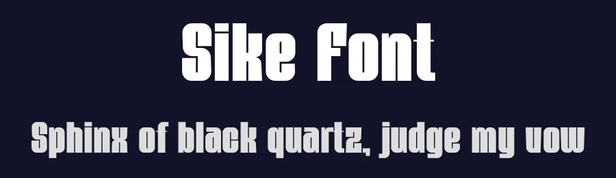 Sike Font by Pinisi ART — Display Font — thumbnail 2