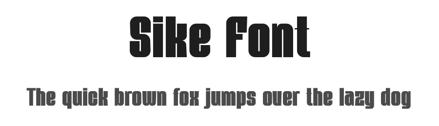 Sike Font by Pinisi ART — Display Font