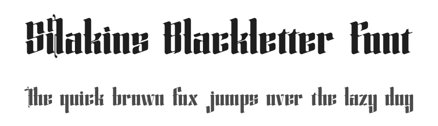 Silakins Blackletter Font by timelesstype.co — Blackletter Font