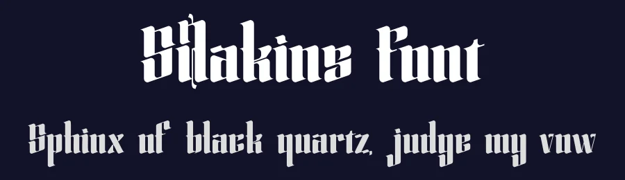 Silakins Font by timelesstype.co — Blackletter Font — thumbnail 2