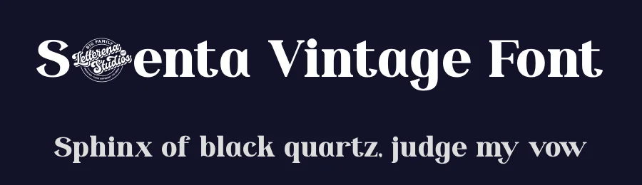 Silenta Vintage Font by letterenastudios — Serif Font — thumbnail 2