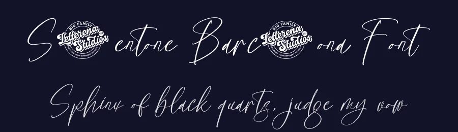 Silentone Barcelona Font by letterenastudios — Script Handwritten Font — thumbnail 2