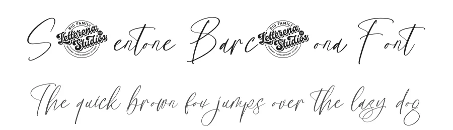 Silentone Barcelona Font by letterenastudios — Script Handwritten Font