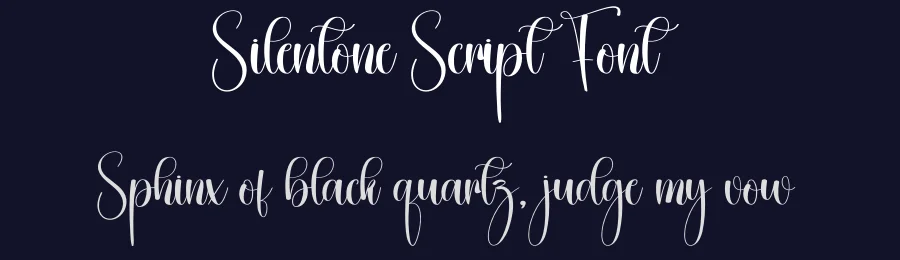 Silentone Script Font by creativeletter — Script Handwritten Font — thumbnail 2