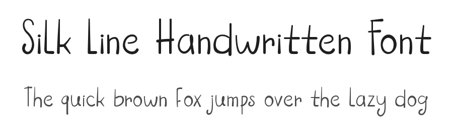 Silk Line Handwritten Font by imamfathoni0 — Script Handwritten Font