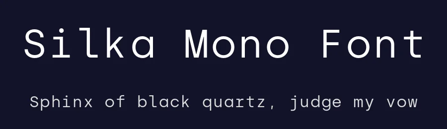 Silka Mono Font by atipo — Sans Serif Font — thumbnail 2