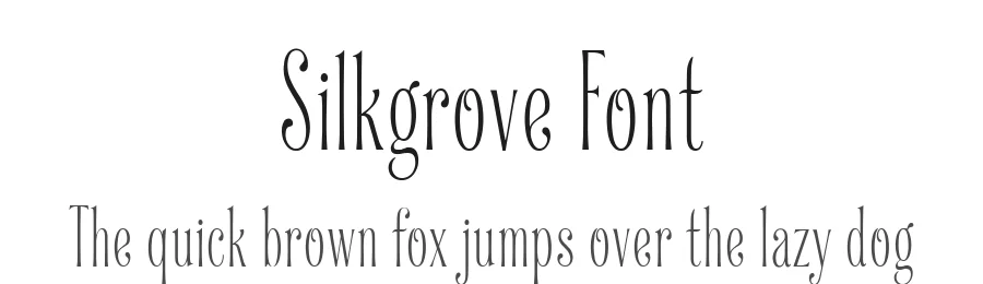 Silkgrove Font by letterhanna — Display Font