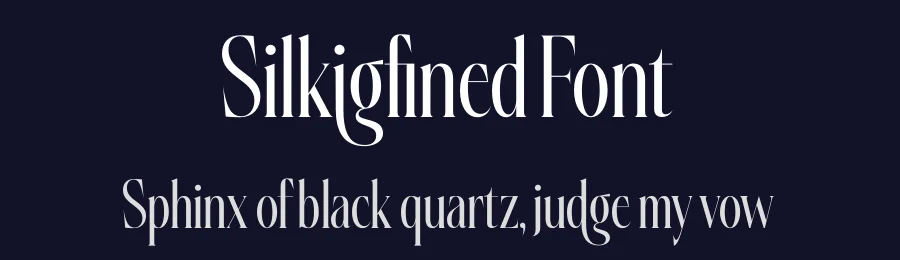 Silkigfined Font by timelesstype.co — Serif Font — thumbnail 2