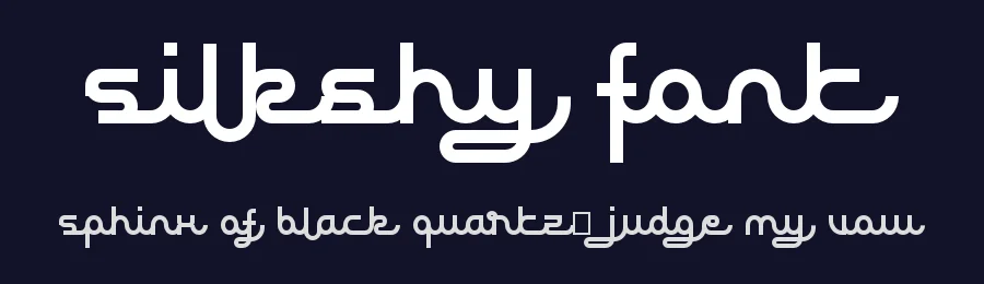 Silkshy Font by Julpik — Display Font — thumbnail 2