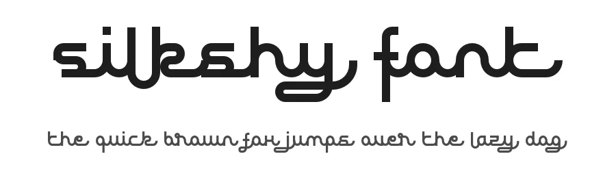 Silkshy Font by Julpik โ Display Font