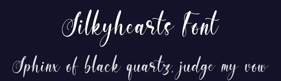 Silkyhearts Font by qwrtype — Script Handwritten Font — thumbnail 2