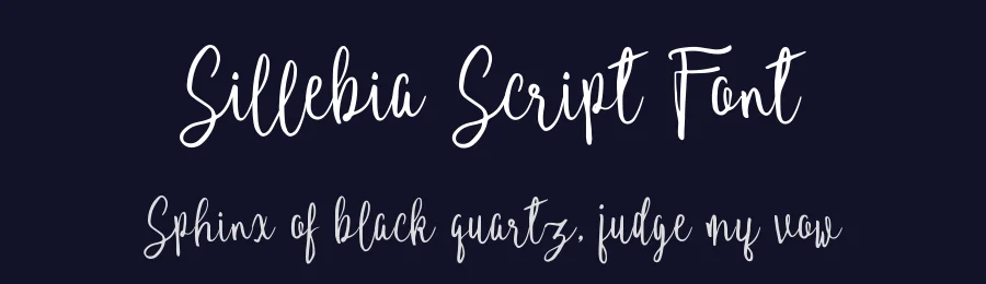 Sillebia Script Font by Paranesia — Script Handwritten Font — thumbnail 2