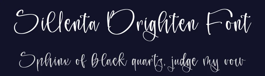 Sillenta Brighten Font by letterenastudios — Script Handwritten Font — thumbnail 2