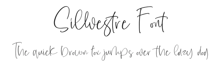 Sillvestre Font by perspectype — Script Handwritten Font