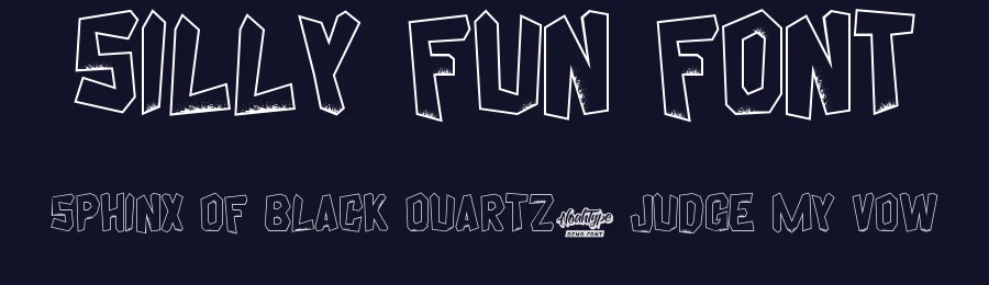 Silly Fun Font by noahtype — Decorative Font — thumbnail 2