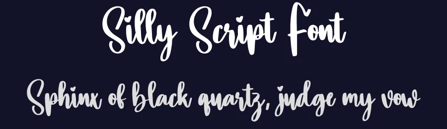 Silly Script Font by creativeletter — Script Handwritten Font — thumbnail 2