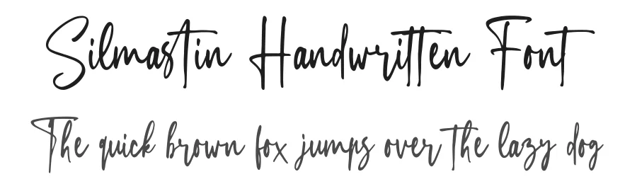 Silmastin Handwritten Font by [email protected] — Script Handwritten Font