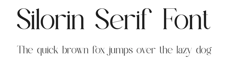 Silorin Serif Font by ErmediaStudio — Serif Font