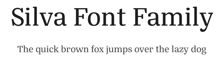 Silva Font Family by Blackletra — Serif Font