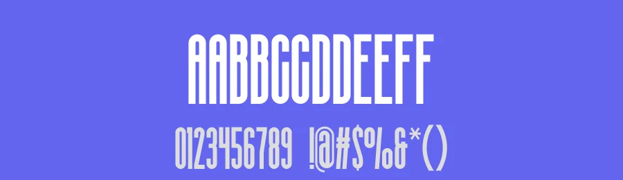 Silver Crown – Condensend Font by ari — Display Font — thumbnail 3
