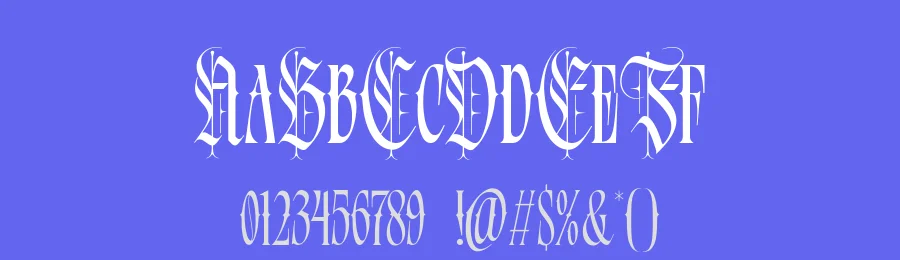 Silver Shard Font by alit design — Blackletter Font — thumbnail 3