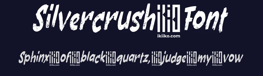 Silvercrush Font by ikiiko type — Script Handwritten Font — thumbnail 2