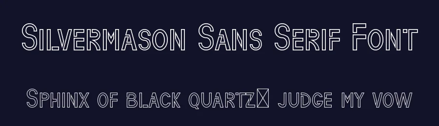 Silvermason Sans Serif Font by edricstudio — Sans Serif Font — thumbnail 2