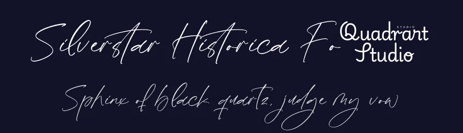 Silverstar Historica Font by Quadrart — Script Handwritten Font — thumbnail 2