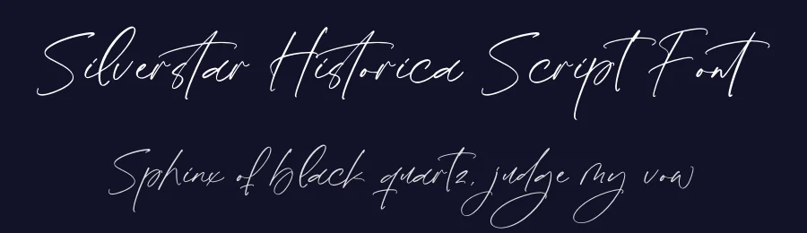 Silverstar Historica Script Font by Operatype.Co — Script Handwritten Font — thumbnail 2