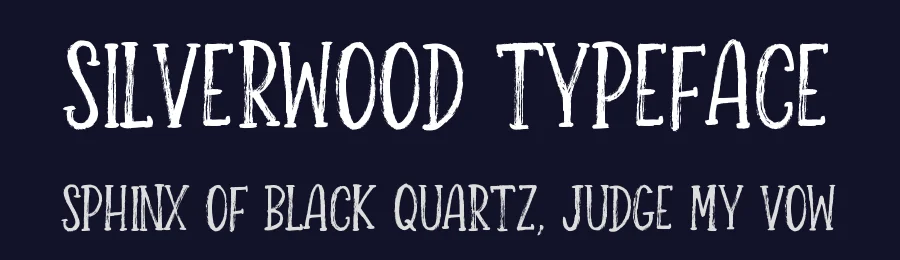 Silverwood Typeface by Set Sail Studios — Display Font — thumbnail 2