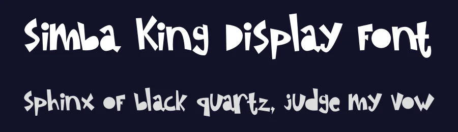 Simba King Display Font by letterenastudios — Display Font — thumbnail 2