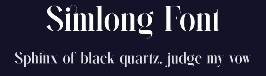 Simlong Font by TypeLogue — Serif Font — thumbnail 2