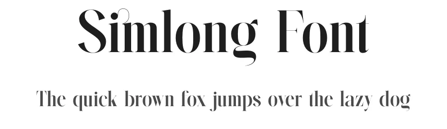 Simlong Font by TypeLogue — Serif Font