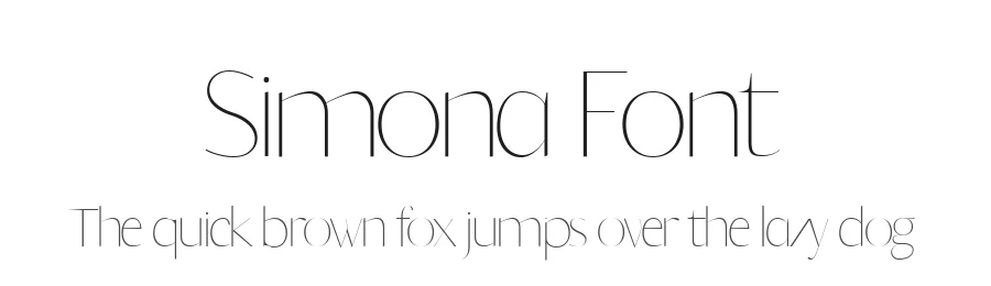 Simona Font by Minimalistartstudio — Sans Serif Font