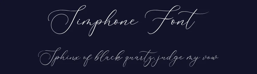 Simphone Font by metafontsy — Script Handwritten Font — thumbnail 2