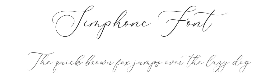 Simphone Font by metafontsy — Script Handwritten Font