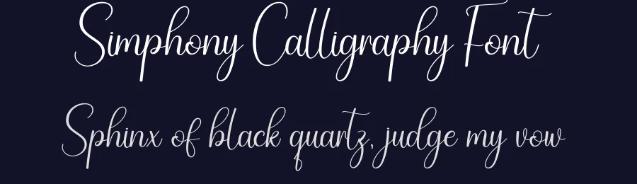 Simphony Calligraphy Font by creativeletter — Script Handwritten Font — thumbnail 2