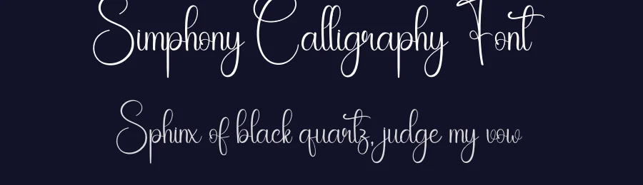 Simphony Calligraphy Font by creativeletter — Script Handwritten Font — thumbnail 2