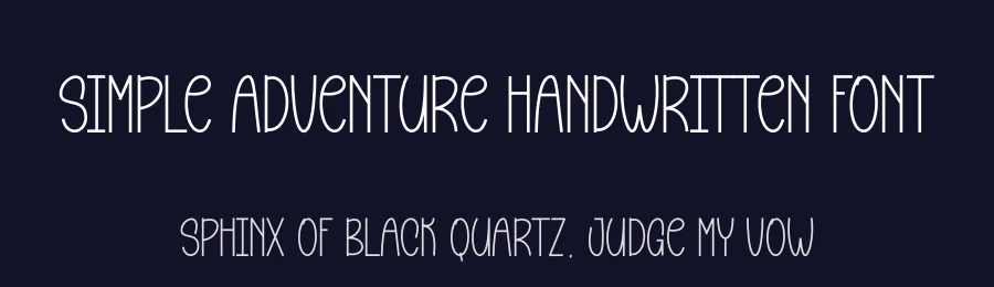 Simple Adventure Handwritten Font by andikastudio — Script Handwritten Font — thumbnail 2