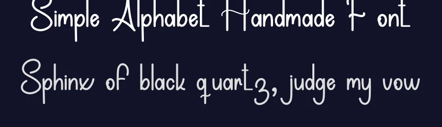 Simple Alphabet Handmade Font by inermediaSTUDIO — Display Font — thumbnail 2