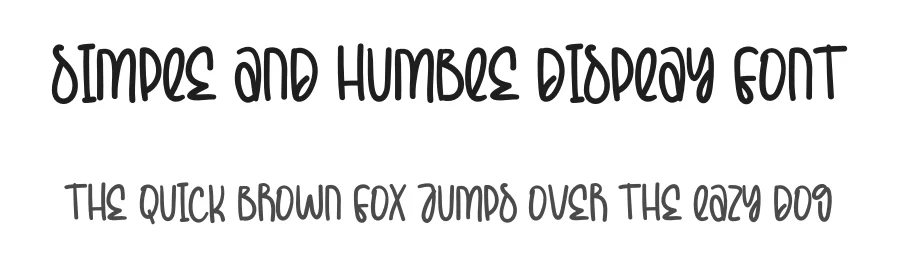 Simple And Humble Display Font by creativeletter — Script Handwritten Font