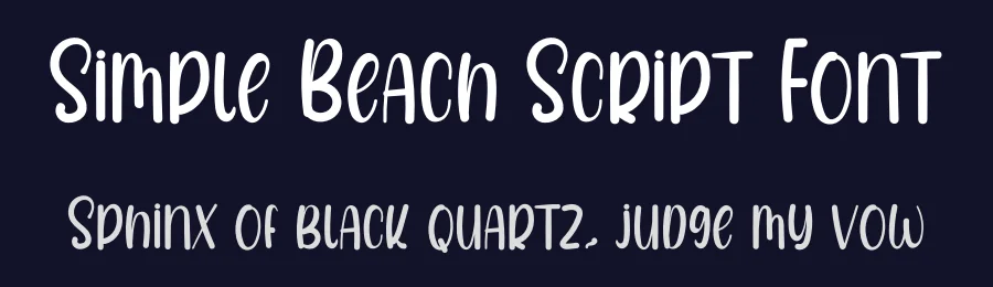 Simple Beach Script Font by inermediaSTUDIO — Display Font — thumbnail 2