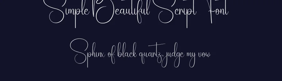 Simple Beautiful Script Font by creativeletter — Script Handwritten Font — thumbnail 2