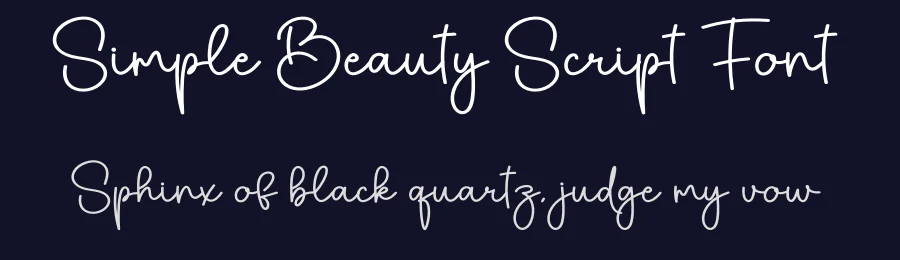 Simple Beauty Script Font by creativeletter — Script Handwritten Font — thumbnail 2