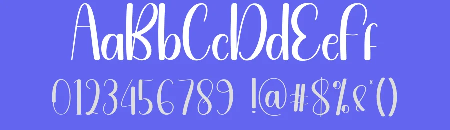 Simple Birthday Script Font by creativeletter — Display Font — thumbnail 3
