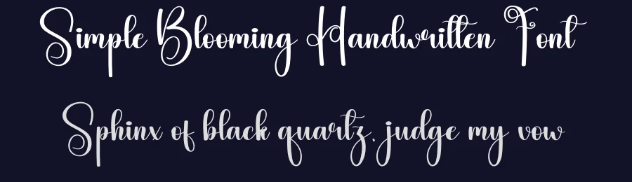 Simple Blooming Handwritten Font by andikastudio — Script Handwritten Font — thumbnail 2