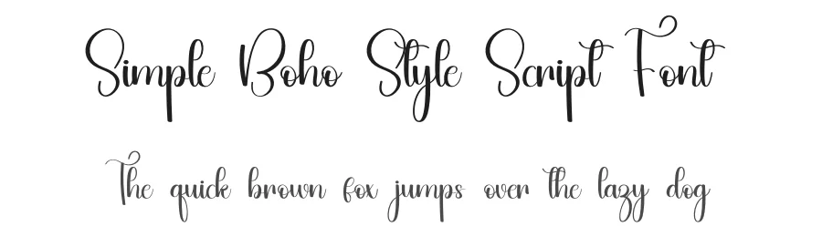 Simple Boho Style Script Font by inermediaSTUDIO — Script Handwritten Font