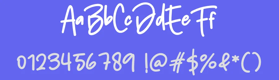 Simple Bold Handwritten Font by creativeletter — Script Handwritten Font — thumbnail 3