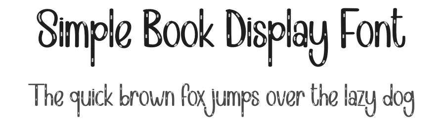 Simple Book Display Font by andikastudio — Script Handwritten Font